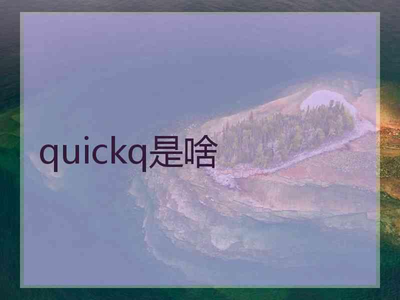 quickq是啥