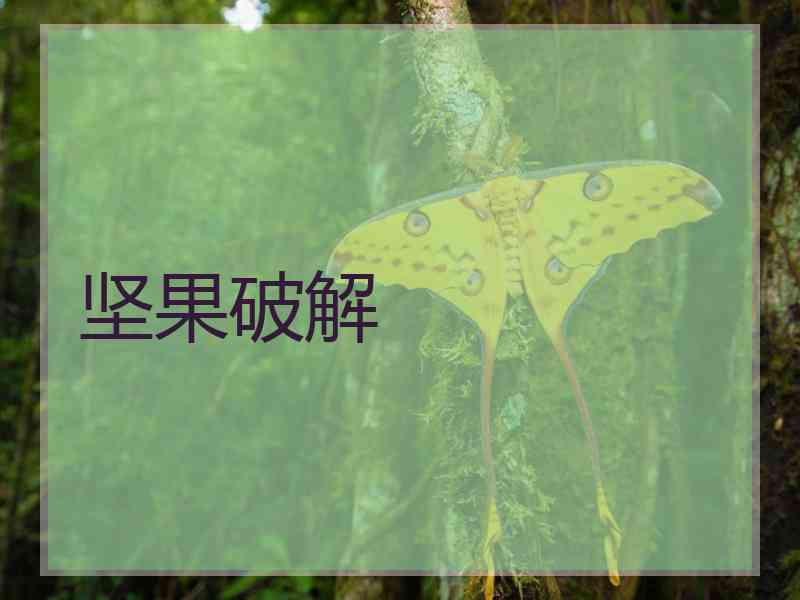 坚果破解