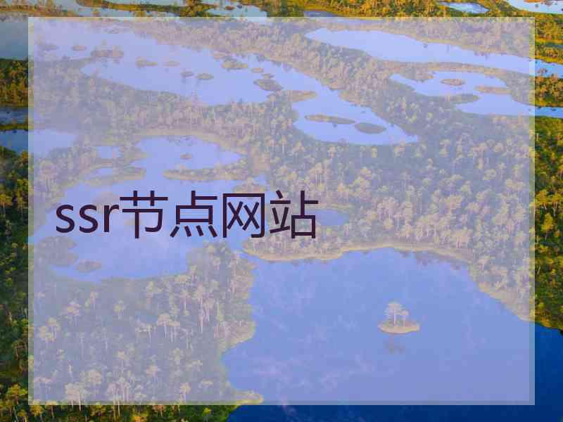 ssr节点网站