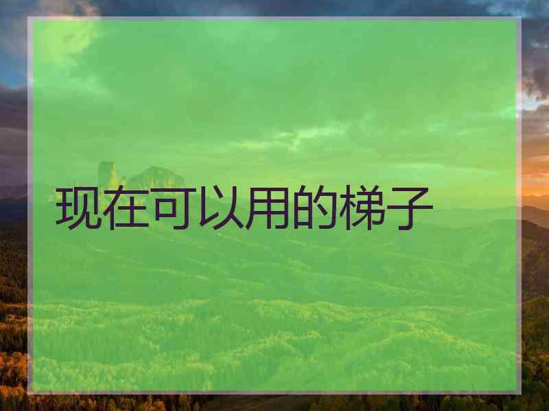现在可以用的梯子