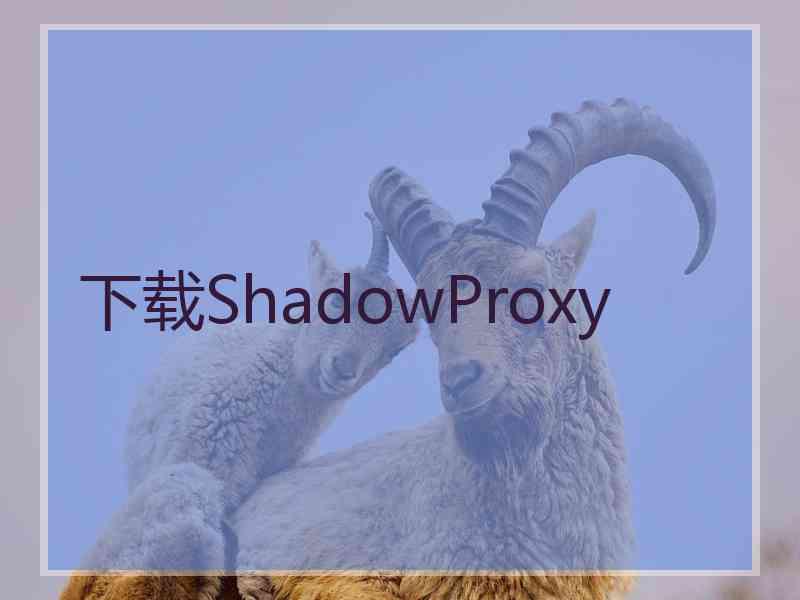 下载ShadowProxy